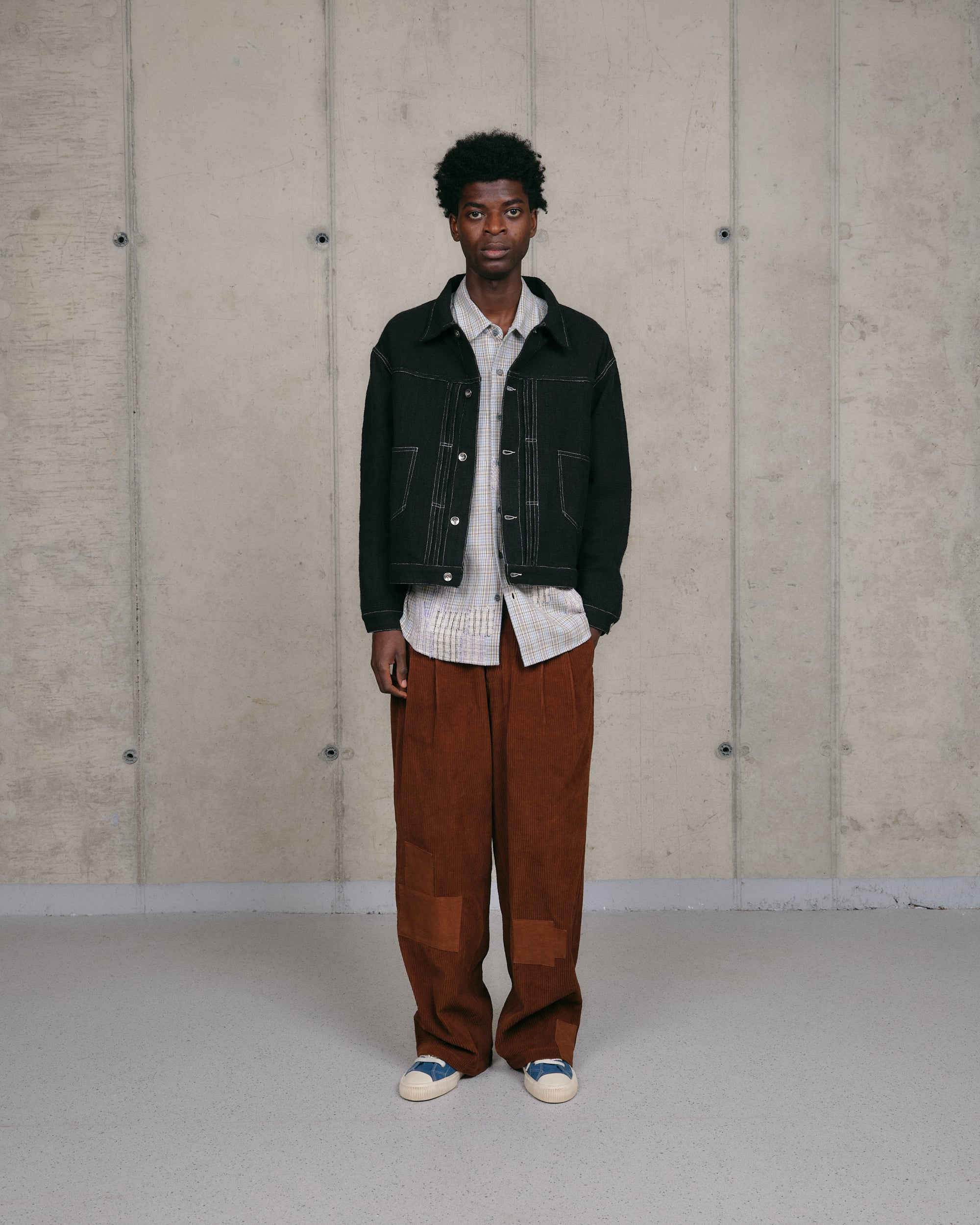 Story mfg Plane Shirt - Scrap Patchwork - Crowdless