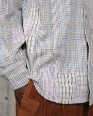 Story mfg Plane Shirt - Scrap Patchwork - Crowdless