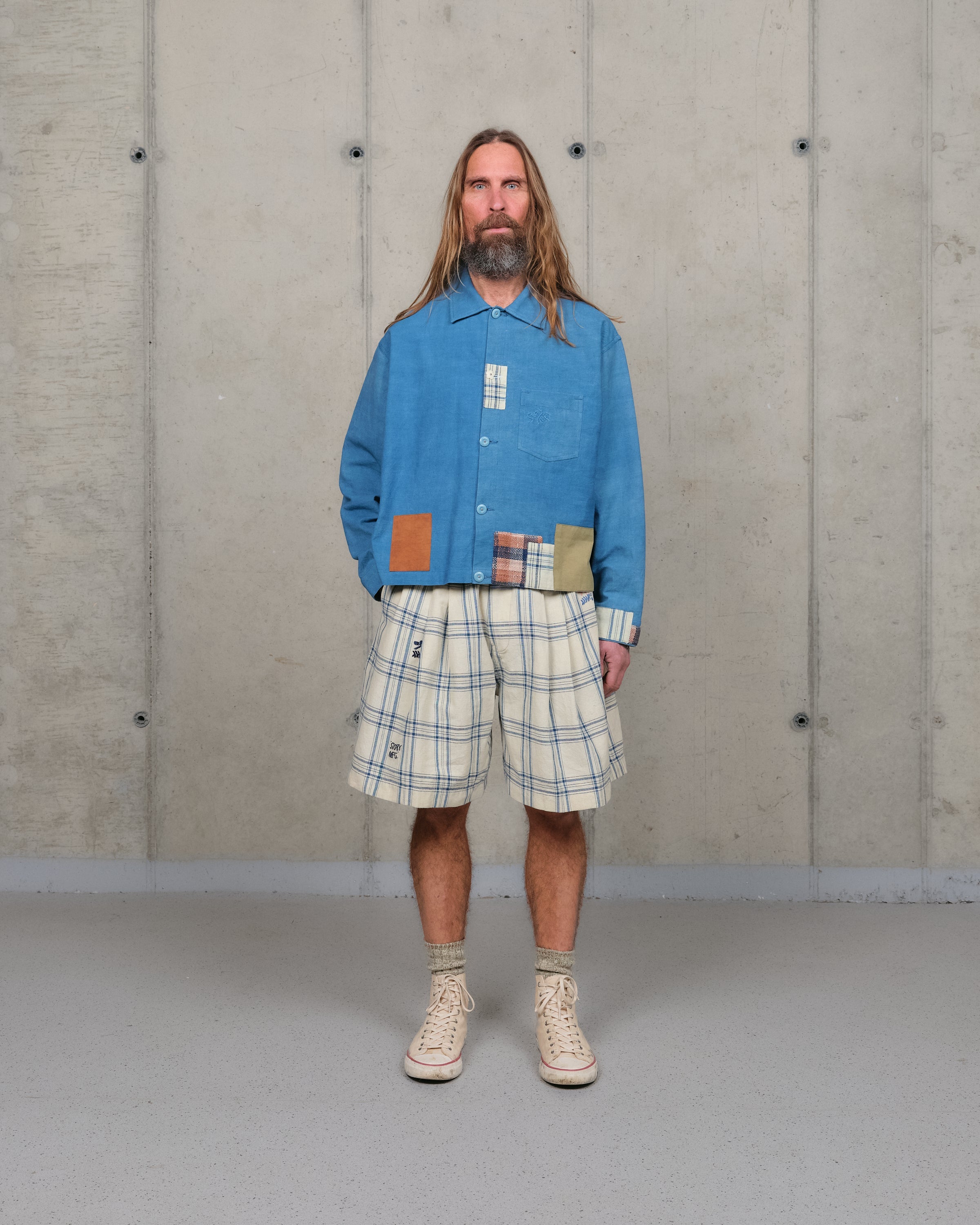 Story mfg Second Jacket - Indigo - Crowdless