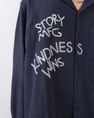Story mfg Greetings Shirt LS - Kindness Wins Ink - Crowdless