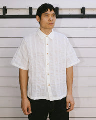 Brain Dead Twisted Piping Shirt - Natural - Crowdless