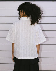 Brain Dead Twisted Piping Shirt - Natural - Crowdless