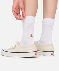 Gramicci Basic Crew Socks - White - Crowdless