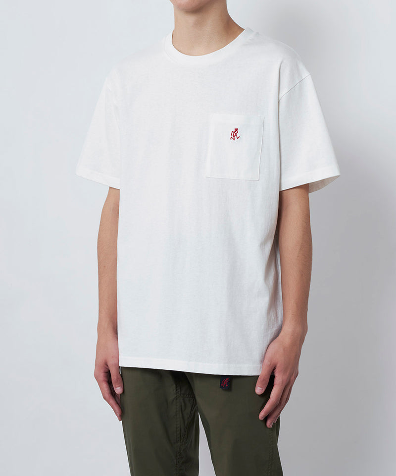 Gramicci One Point Tee - White - Crowdless