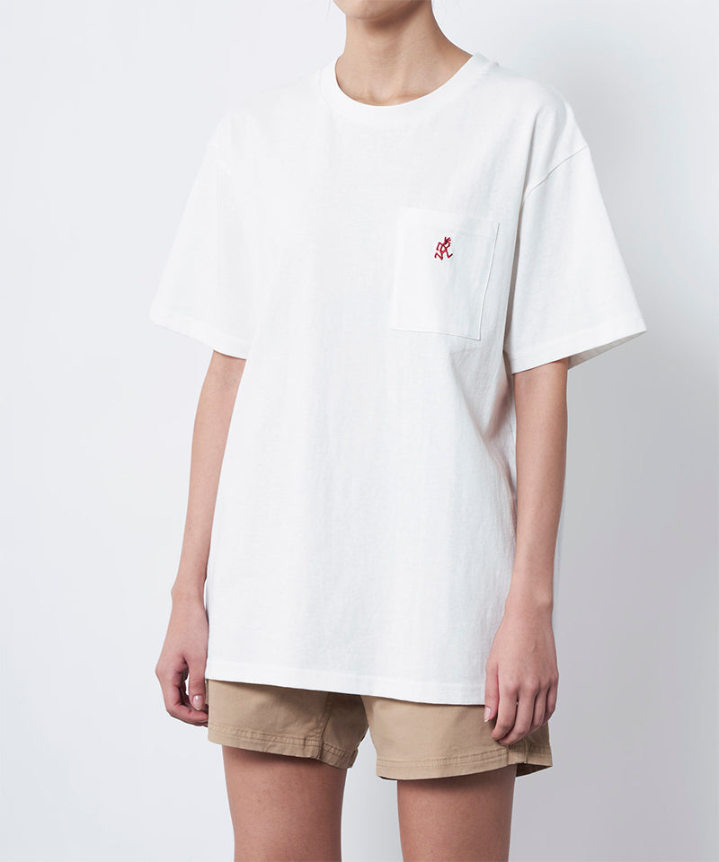 Gramicci One Point Tee - White - Crowdless