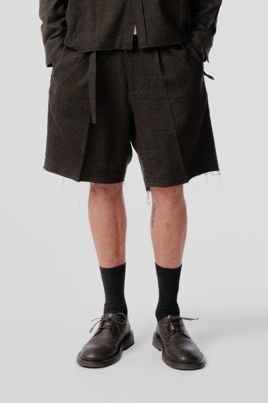 Cut Short - Green/Black Plaid