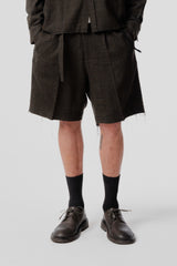 Cut Short - Green/Black Plaid