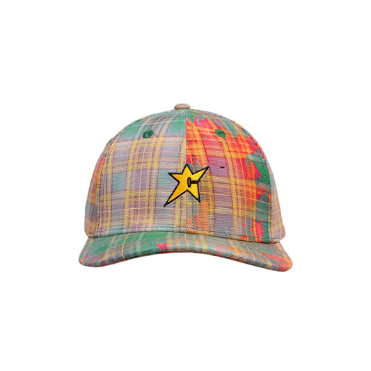 C-Star Plaid Cap - Green