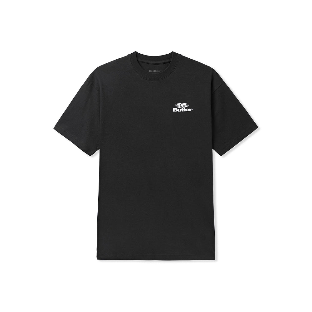 Butter Goods Organic Tee - Black - Crowdless