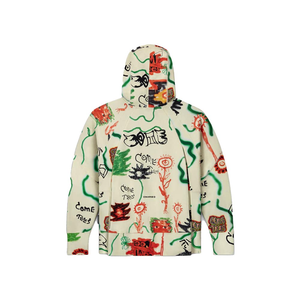 Crowdless Come Tees Floral Triangle - Hoodie