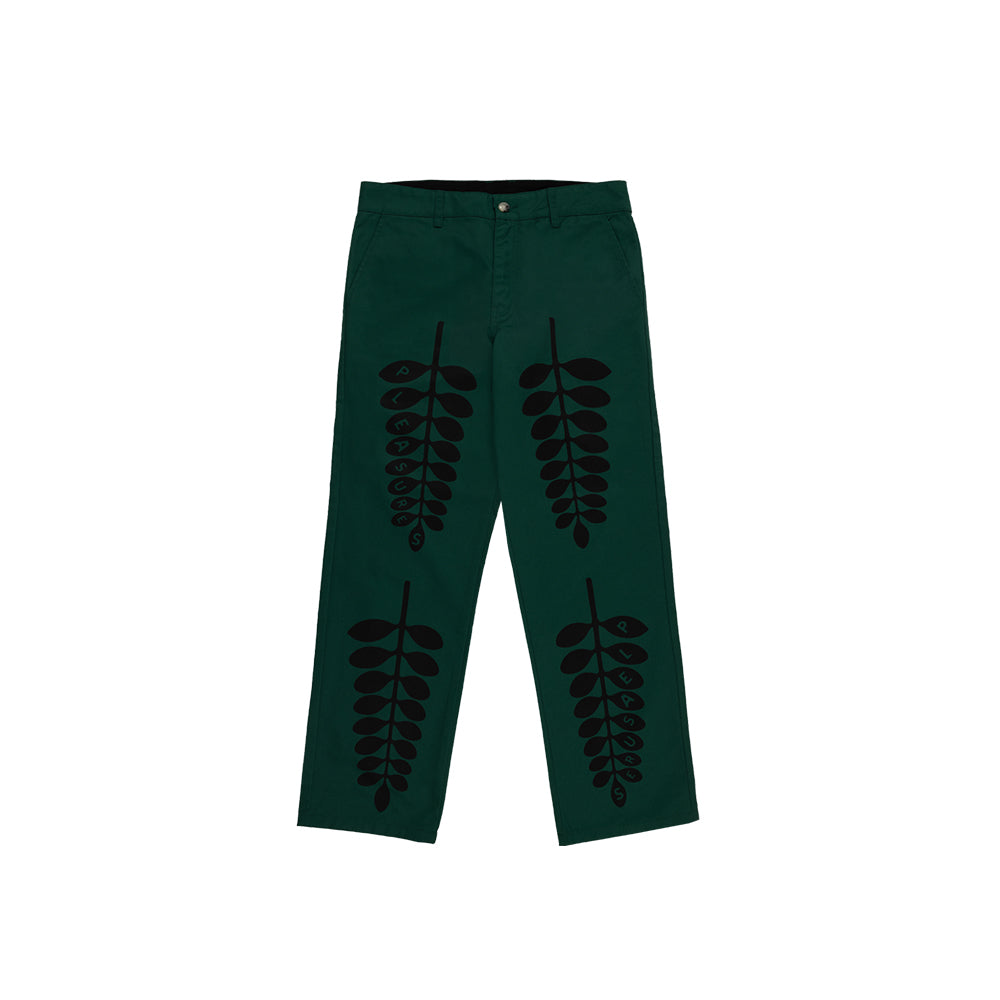 Pleasures Wretch Work Trouser - Green - Crowdless