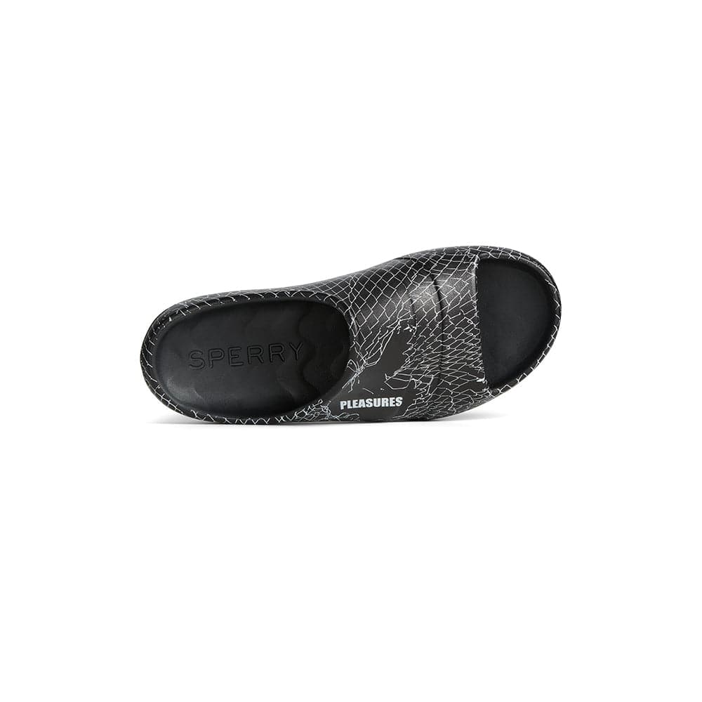 Pleasures Float Slide - Black - Crowdless