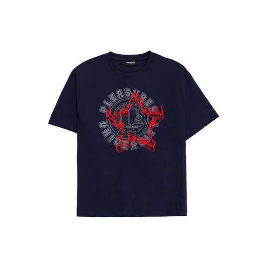 Pleasures University Heavyweight Shirt - Navy - Crowdless