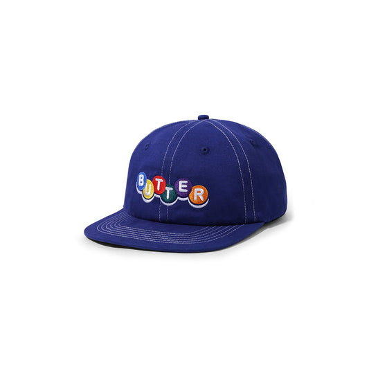 Butter Goods Lottery 6 Panel Cap - Navy - Crowdless