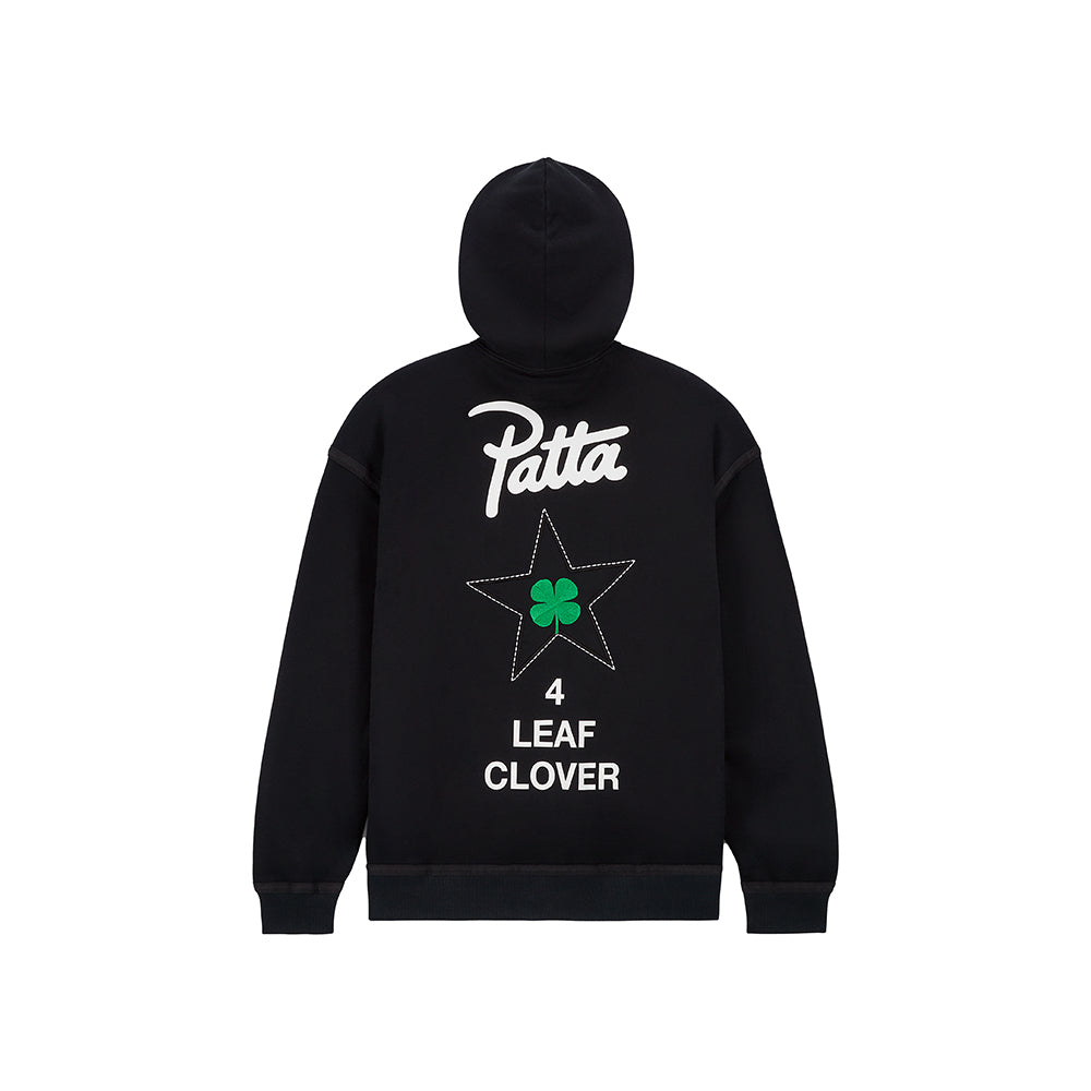 Converse Converse x Patta Four-Leaf Clover Utility Fleece Hoodie - Black - Crowdless