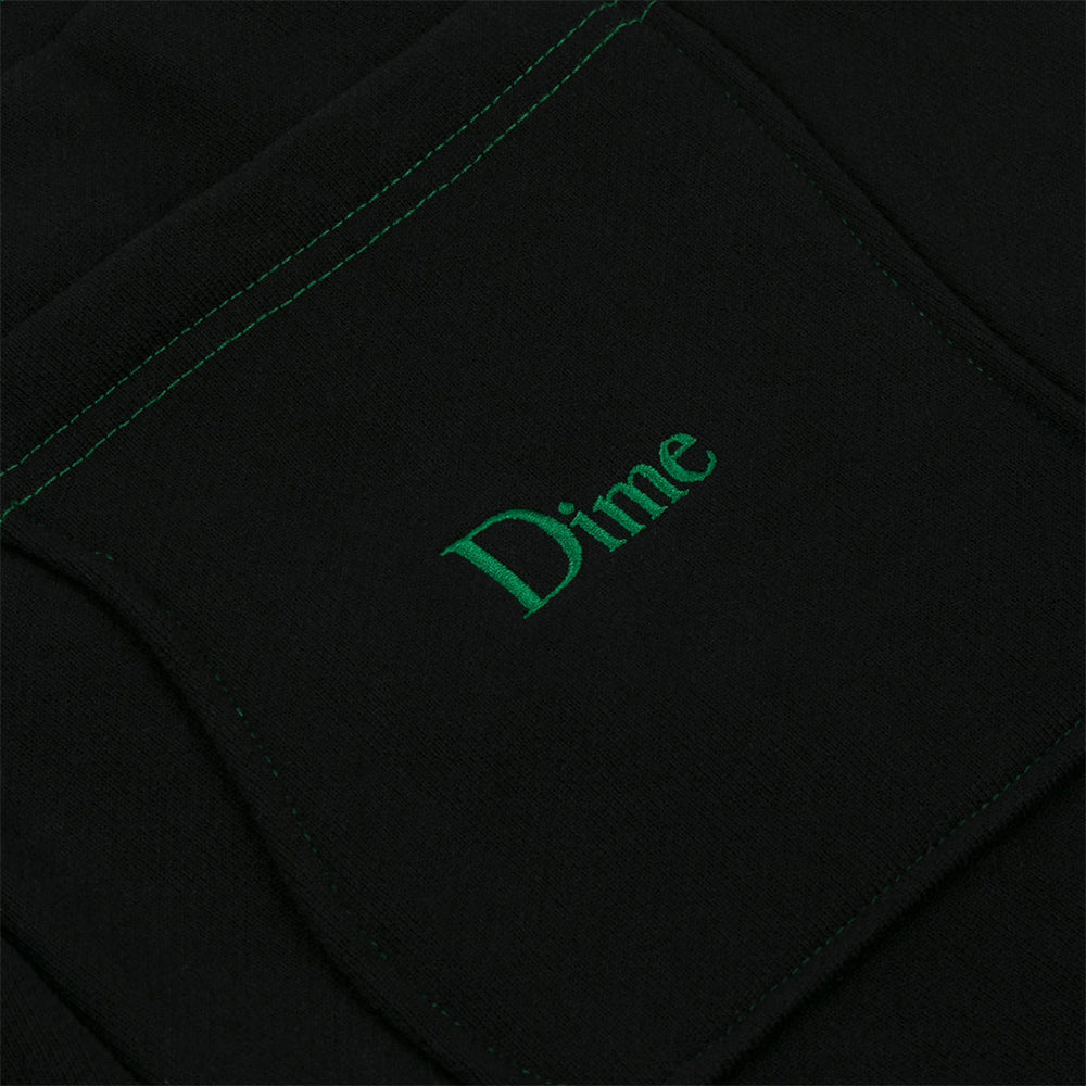 Dime French Terry Pocket Pants - Black - Crowdless