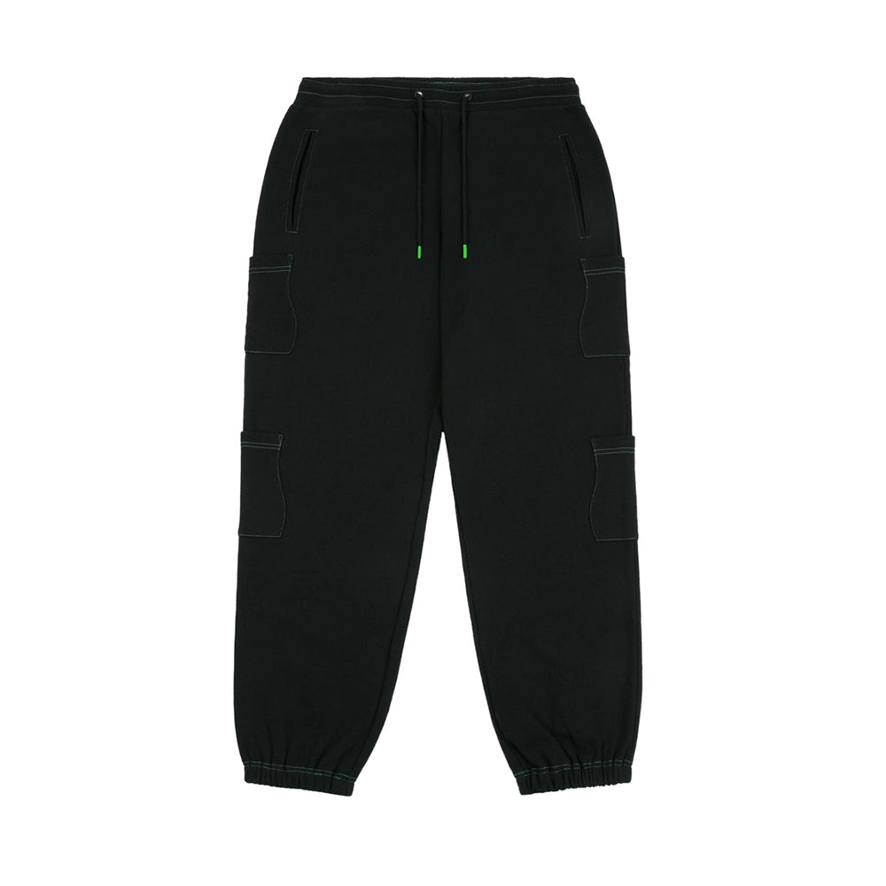 Dime French Terry Pocket Pants - Black - Crowdless