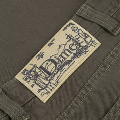 Baggy Denim Pants - Military Washed