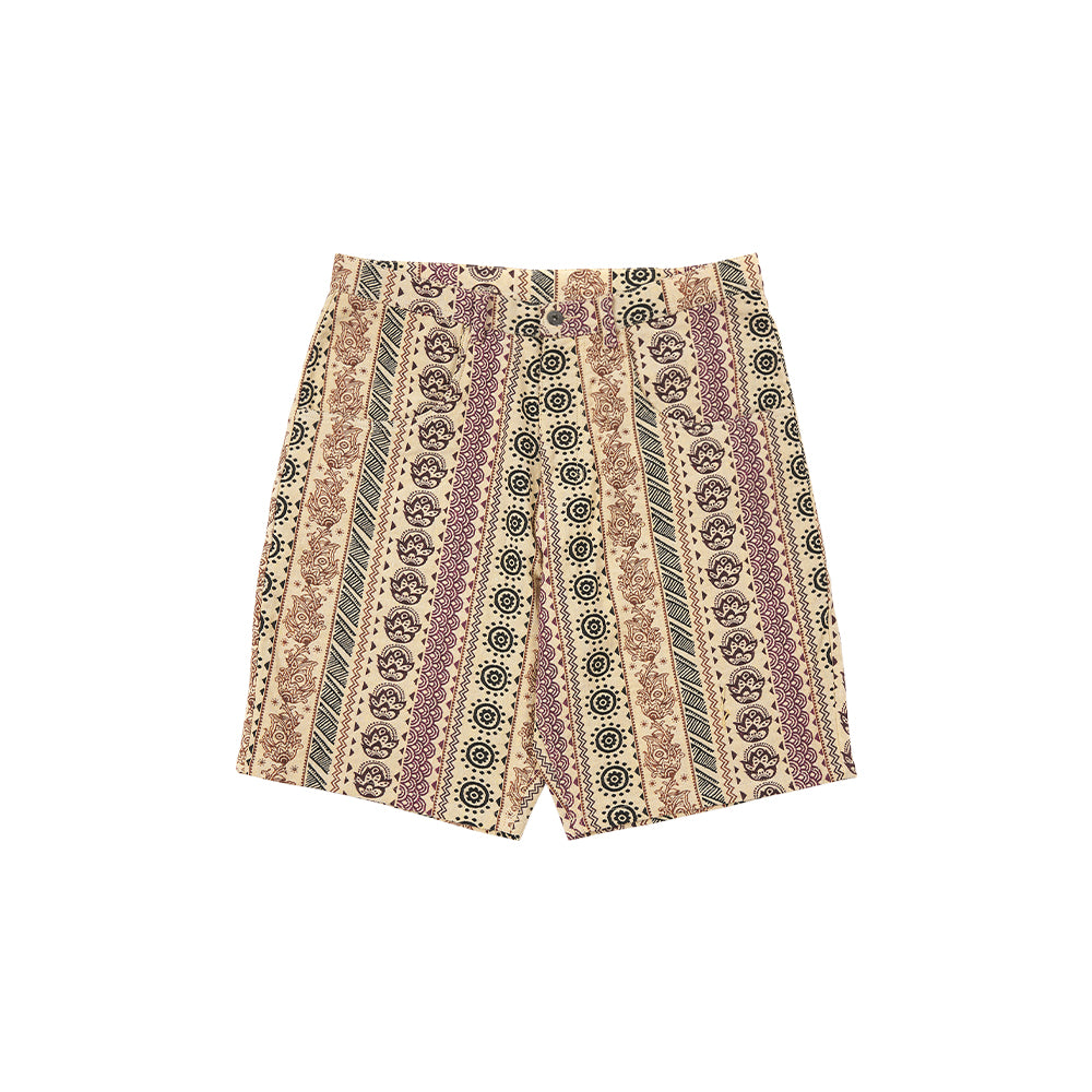 Pleasures Orbit Shorts - Tan - Crowdless