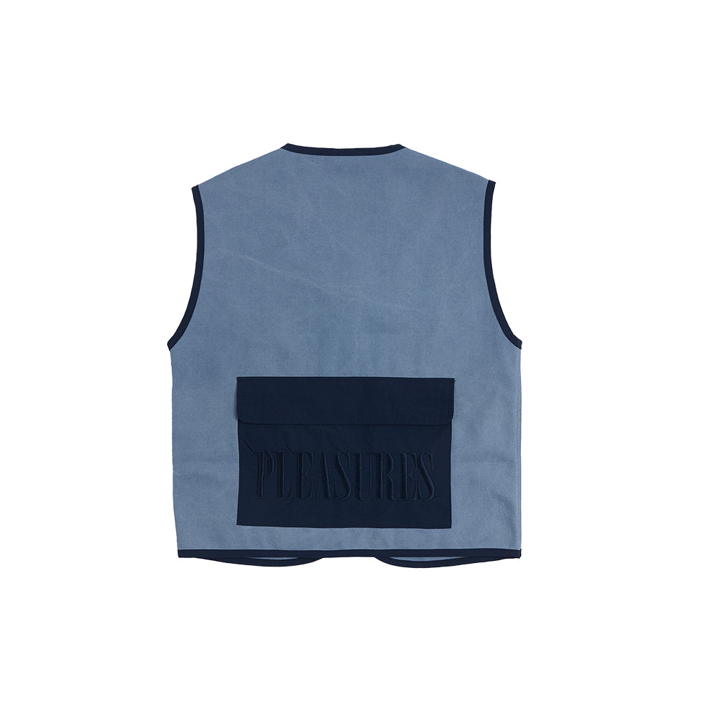 Pleasures Beagle Hunting Vest - Slate - Crowdless