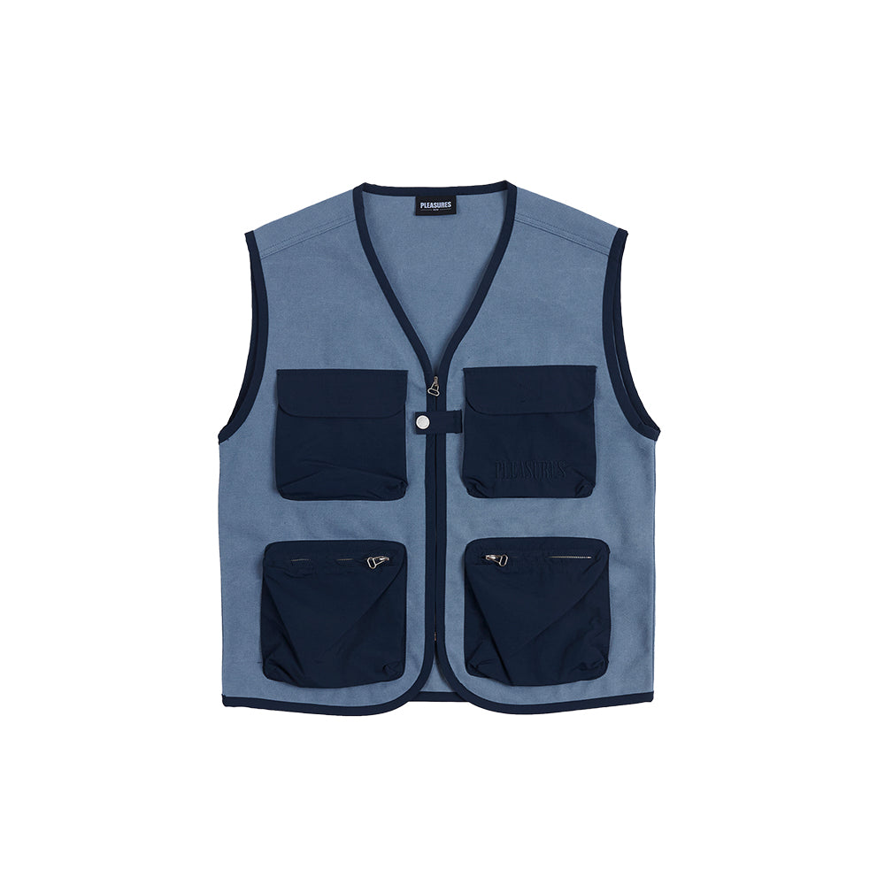 Pleasures Beagle Hunting Vest - Slate - Crowdless