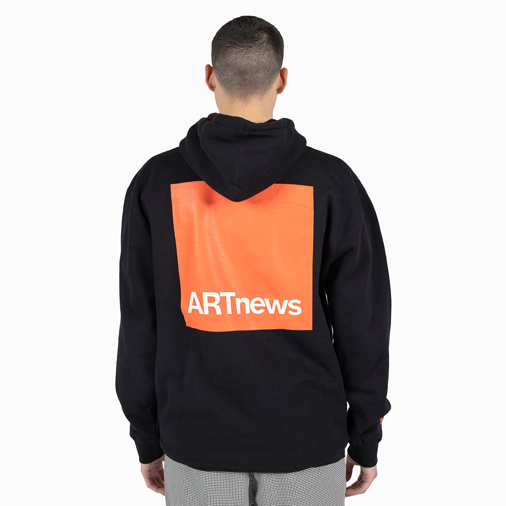 Pleasures Art News Hoodie - Black - Crowdless