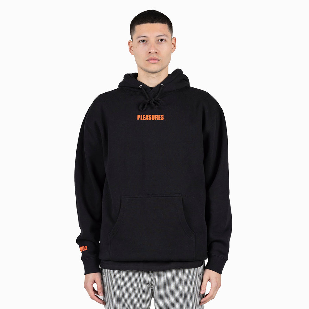 Pleasures Art News Hoodie - Black - Crowdless