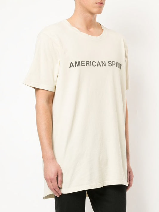 Rhude American Spirit Tee - White - Crowdless