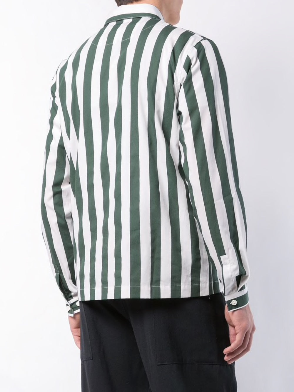 Sunnei Stripe LS Shirt - Green - Crowdless