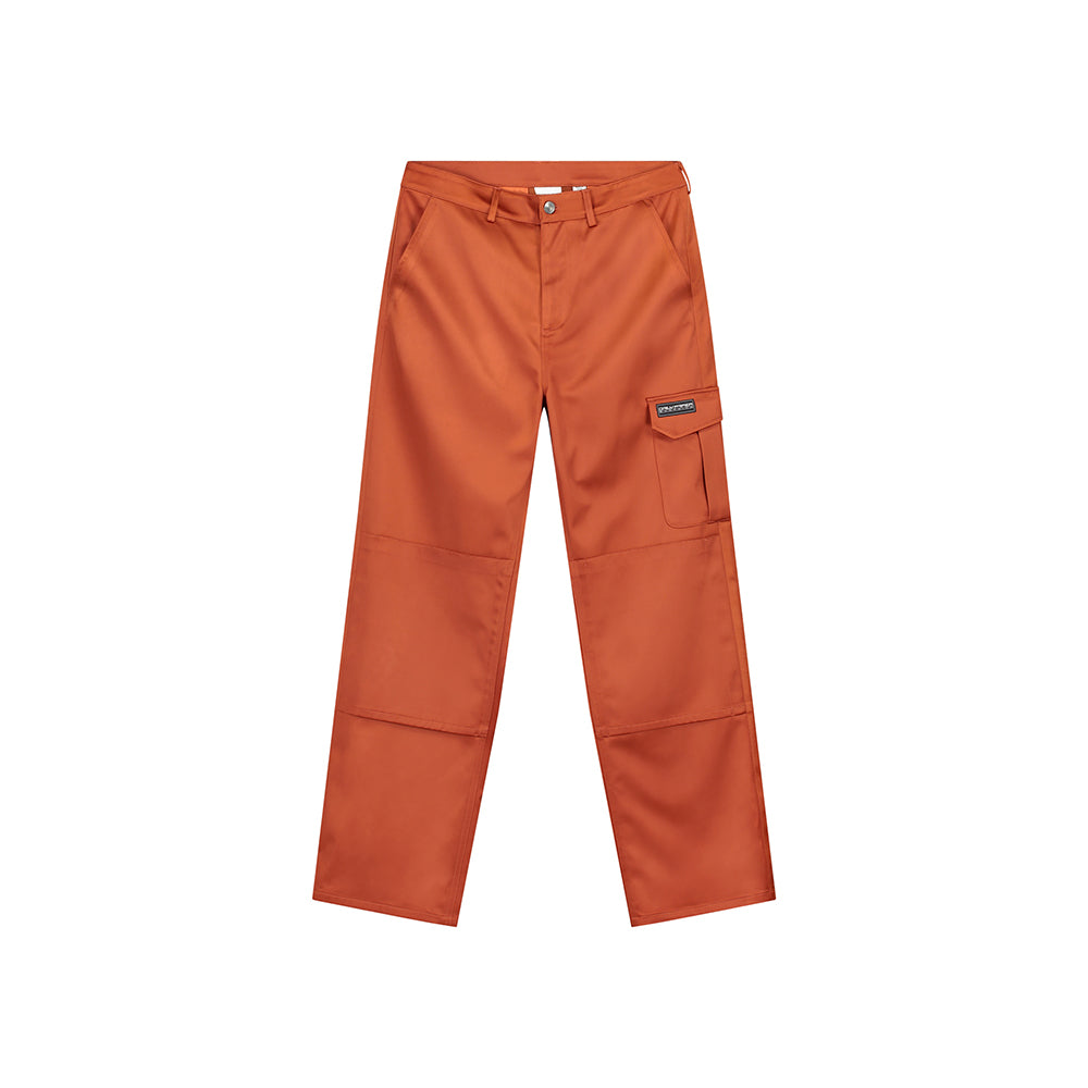 Daily Paper Jefac Satin Pants - Rust - Crowdless