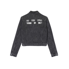 MISBHV W Dystom Denim Jacket - Black - Crowdless