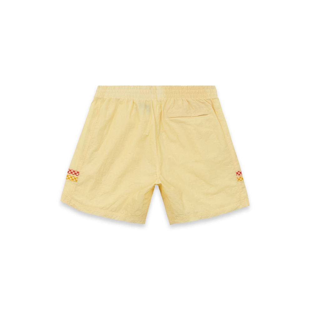 Brain Dead Sergio Tacchini Shorts - Pastel Yellow - Crowdless