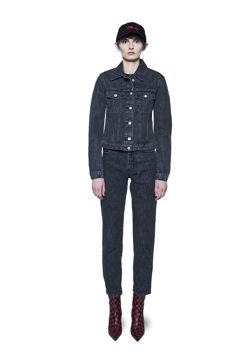 MISBHV W Dystom Denim Jacket - Black - Crowdless